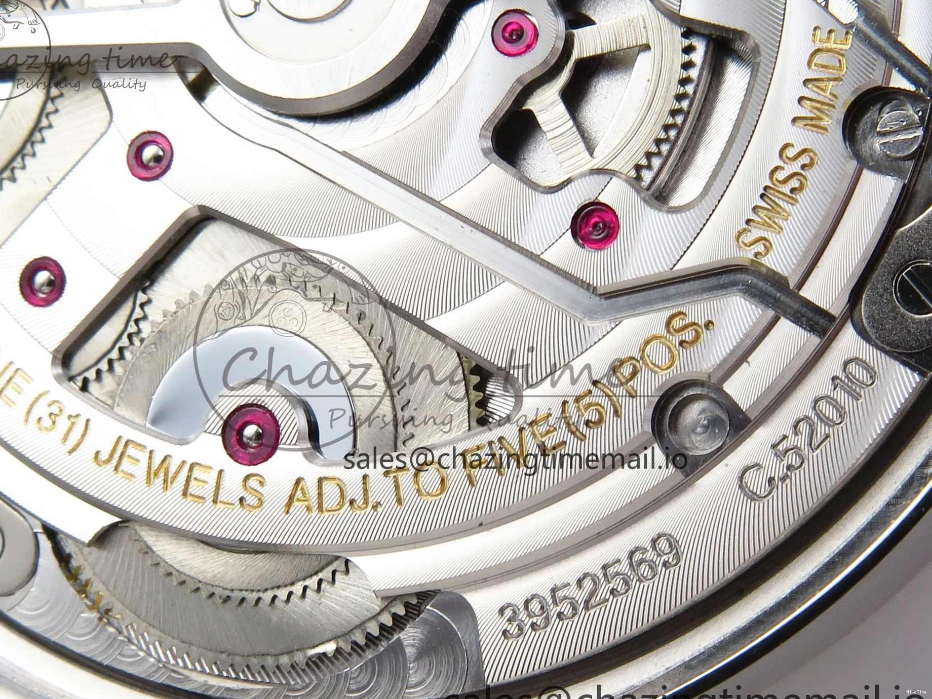 MIROTIME 0312 Portugieser Auto IWC0562B APSF 1:1 Best Edition Gold Dial on SS Bracelet A Reliable 6996